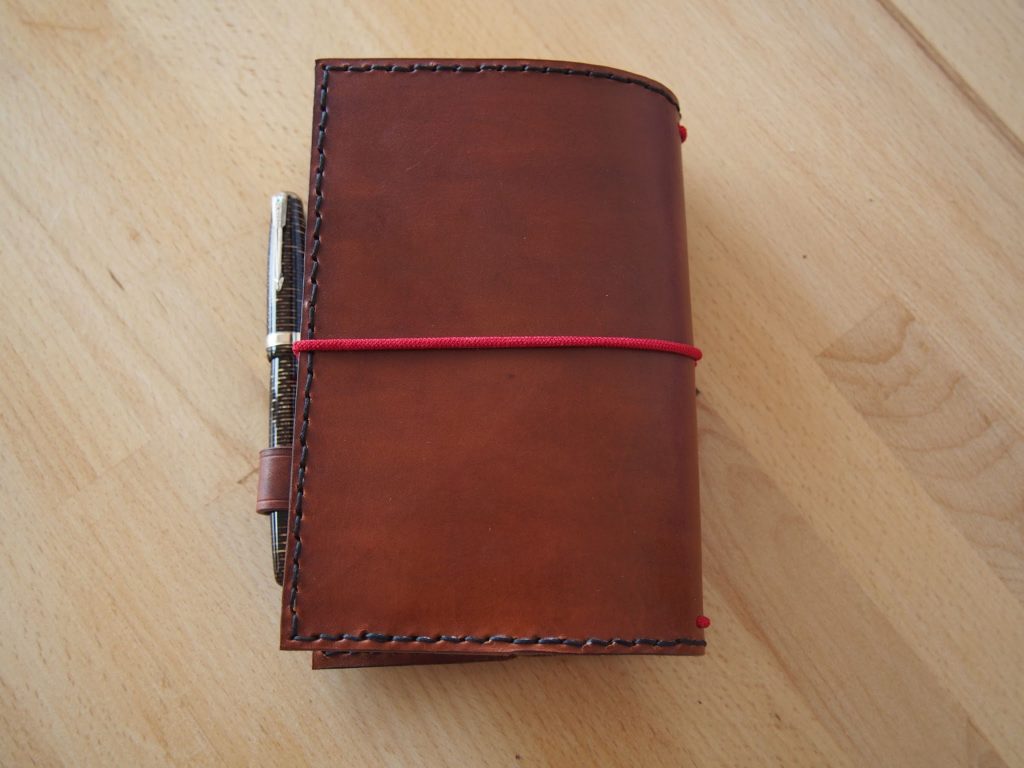 Skórzana okładka na zeszyty