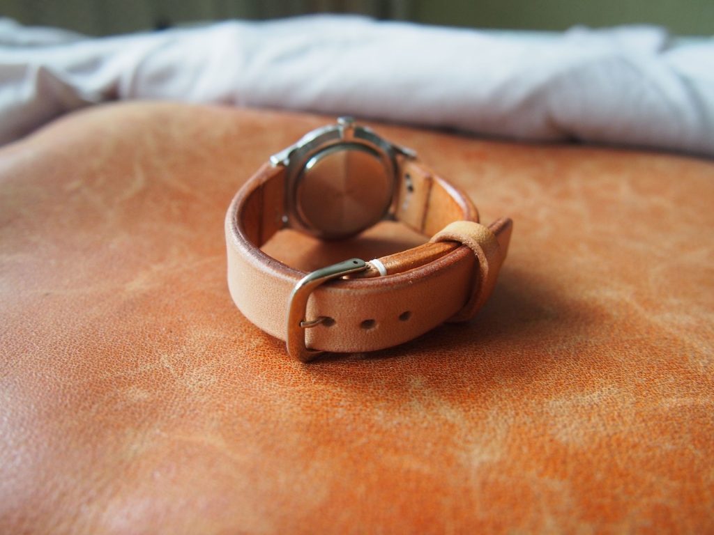 Skórzany pasek do zegarka