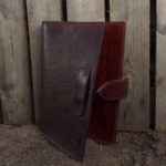 Okładka skórzana A4, na zeszyt, kalendarz lub książkę + inicjały