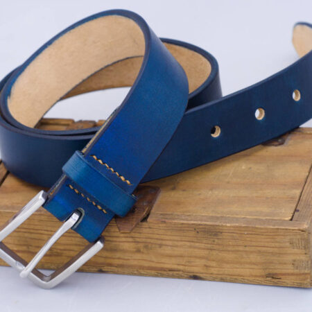 Niebieski pasek do spodni, 35mm