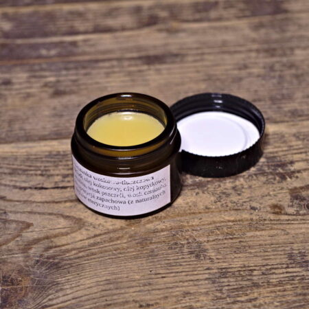 sloiczek z naturalnym kremem do skory naturalnej