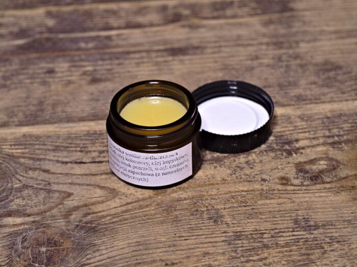 sloiczek z naturalnym kremem do skory naturalnej