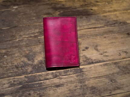 Różowa okładka na notes A6