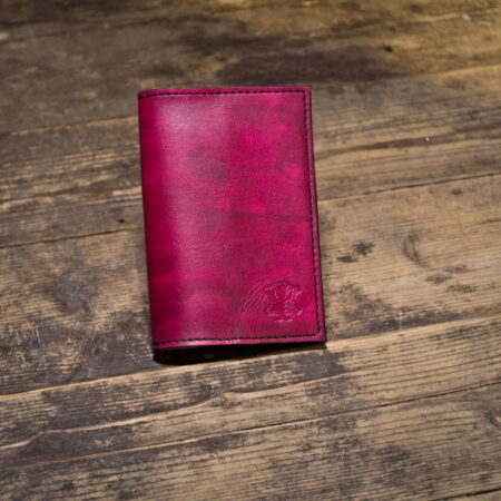 Różowa okładka na notes A6