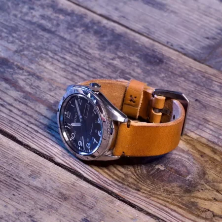 Pasek do zegarka z grubej skóry - naturalny