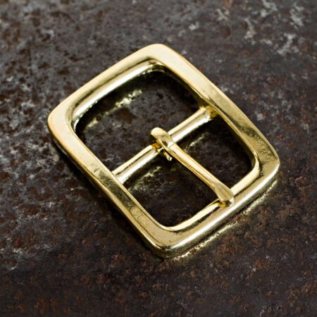 Klamra z litego mosiądzu z poprzeczką w środku, prostokątna, 40mm