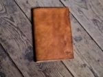 Skórzana okładka A5, na zeszyt, notatnik - woskowana