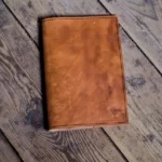 Skórzana okładka A5, na zeszyt, notatnik - woskowana