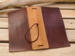 Skórzana okładka podróżnika, na notatnik midori lub Traveler's Notebook, 210 x 110 - obrazek 2